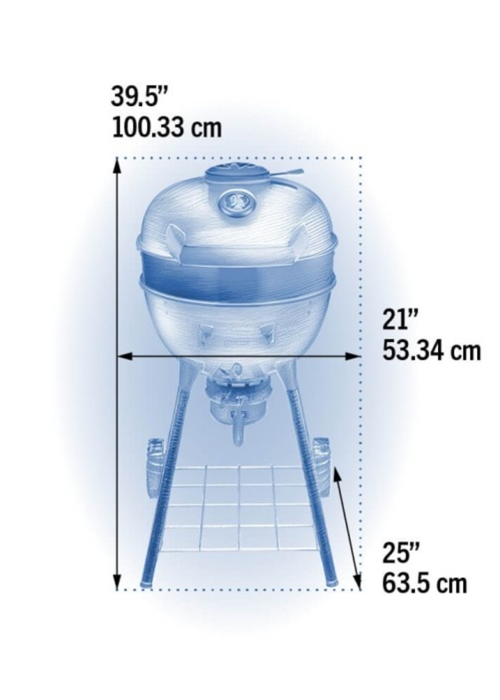 Napoleon Houtskool barbecue Ø 47 cm Pro Zwart