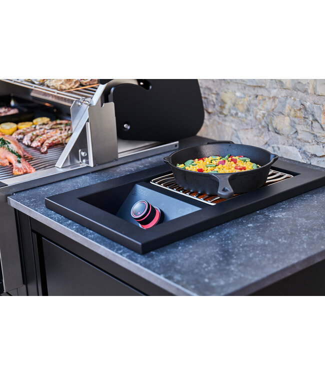 Napoleon OASIS™ 105-bundel, inbouw 700-serie van 81 cm met infrarood achterbrander op propaan, matzwart