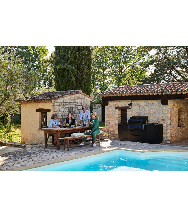 Napoleon OASIS™ 105-bundel, inbouw 700-serie van 81 cm met infrarood achterbrander op propaan, matzwart