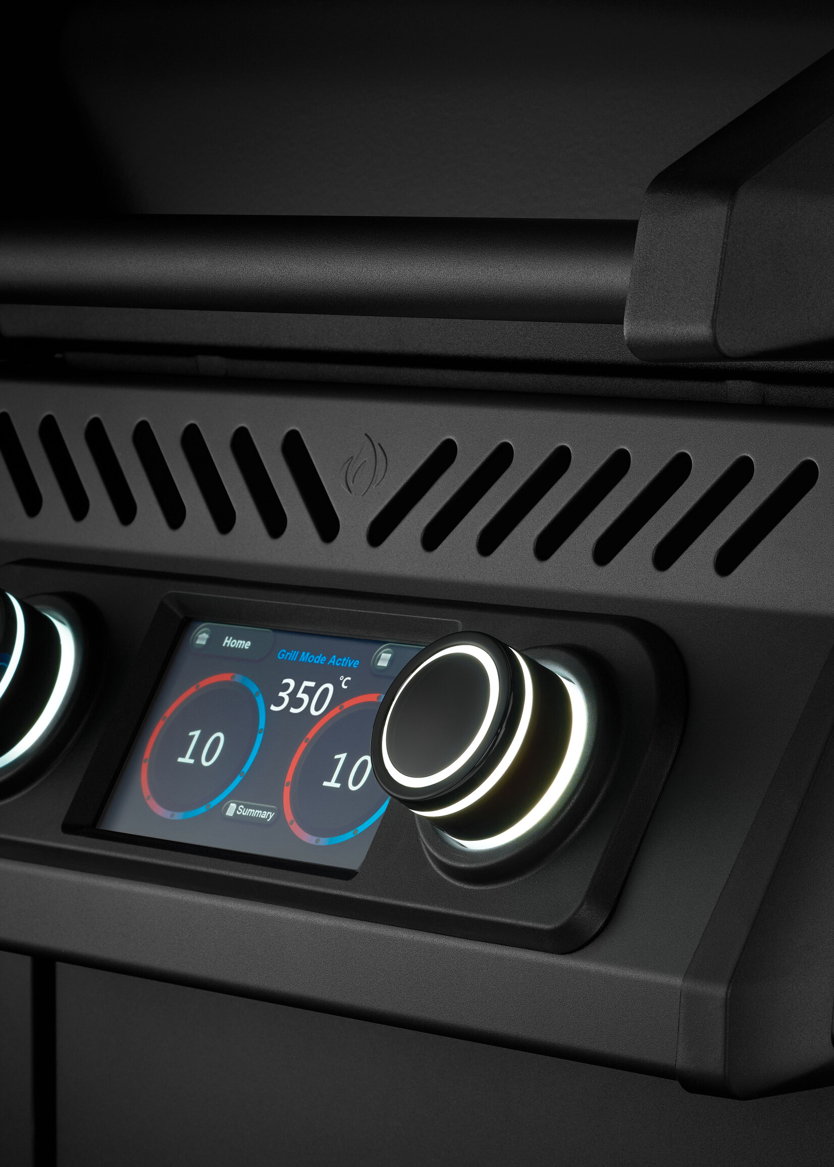 Napoleon Rogue EQ 365 elektrisch, mat zwart