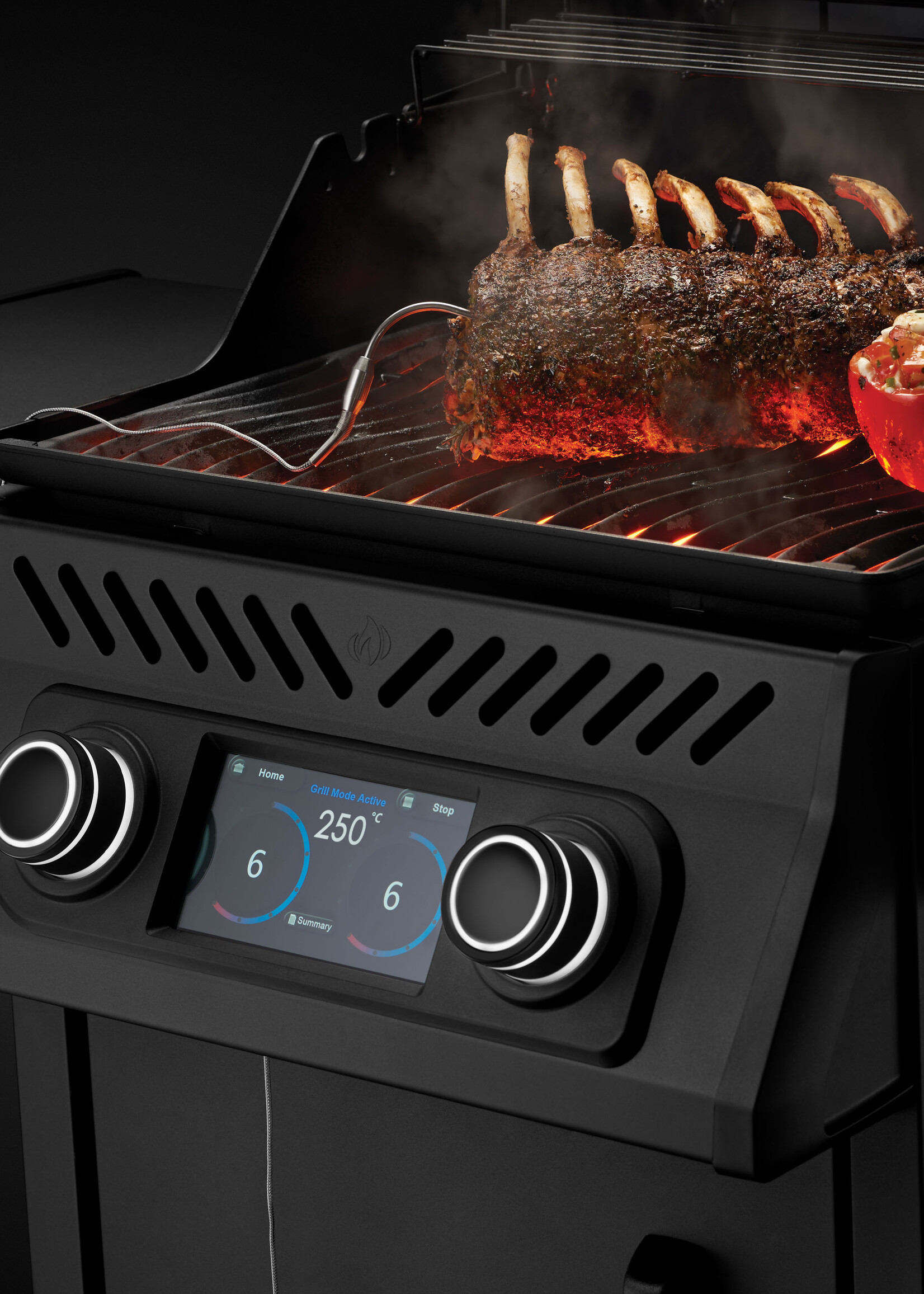 Napoleon Rogue EQ 365 elektrisch, mat zwart