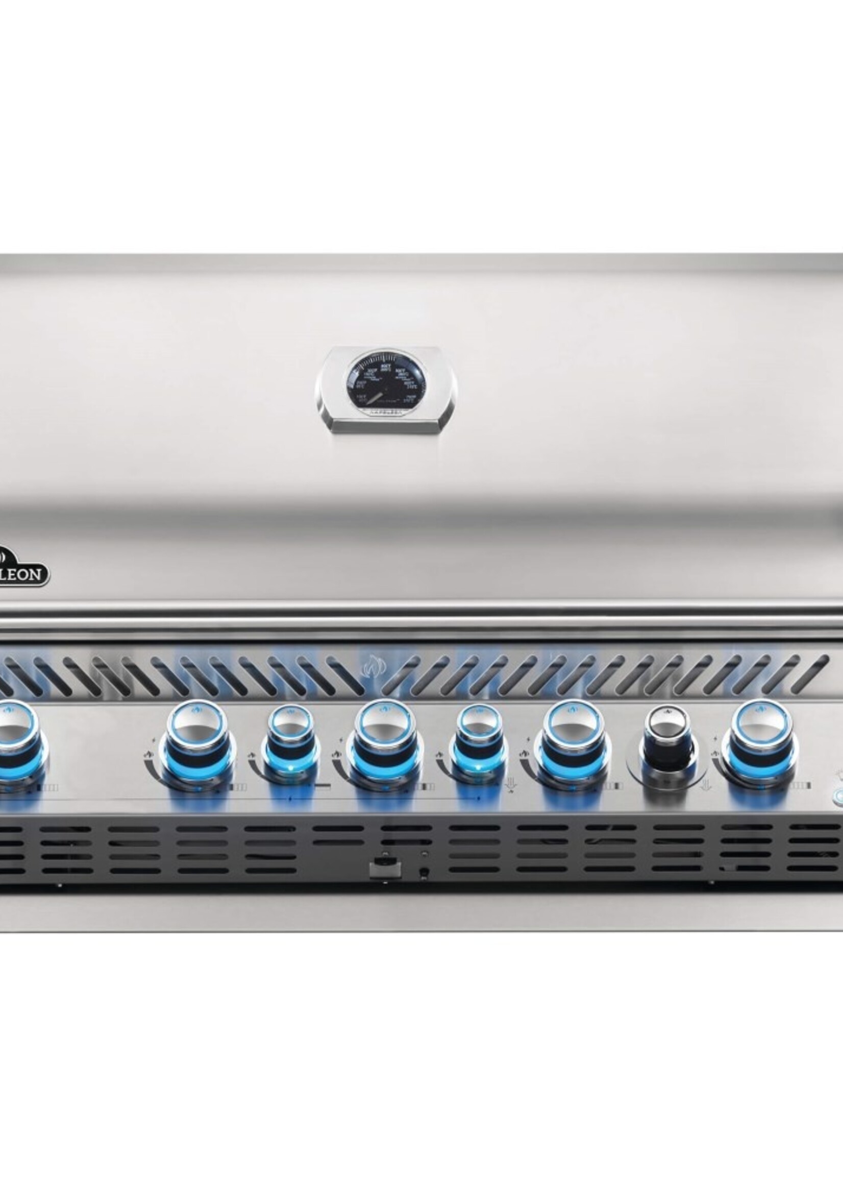 Napoleon Inbouw PRO 665 Propaan Gas Barbecue met infrarode achterbrander en incl. Draaispit, RVS