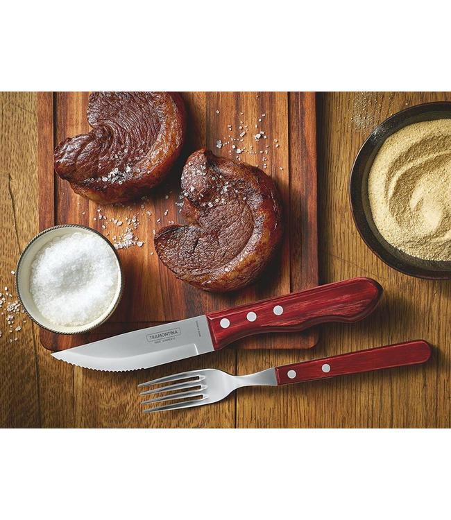 Jumbo Steak messen set 4 stuks MeerBarbecue, voor barbecue