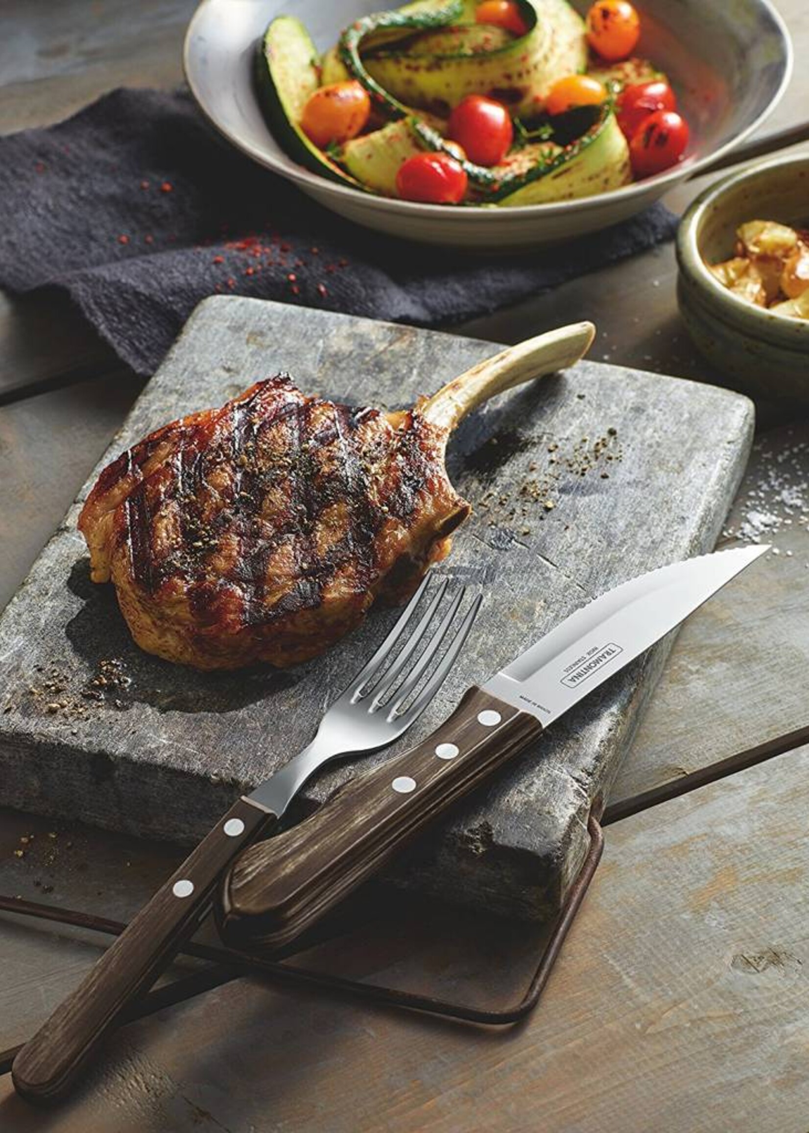 Tramontina Jumbo Steak messen set 4 stuks