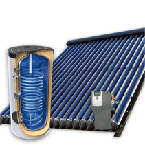 300L zonneboiler set (30HP) met (vloer)verwarming- en tapwaterondersteuning
