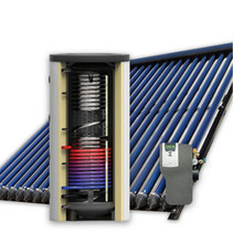 300L Multi Energy zonneboiler set (2x18 HP) met (vloer)verwarming- en tapwaterondersteuning