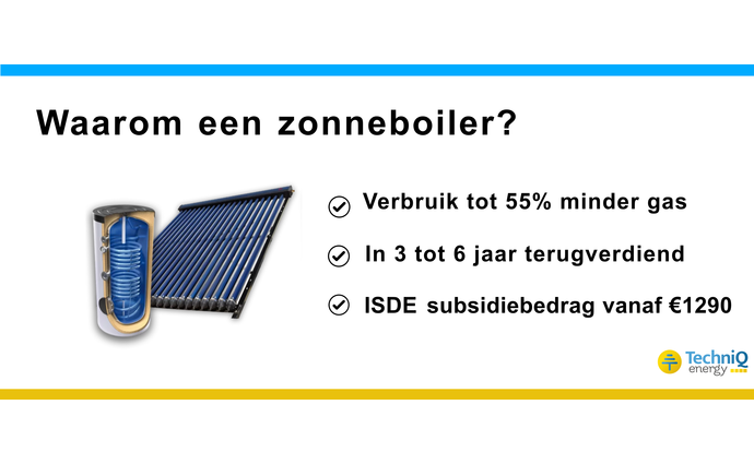 Waarom een zonneboiler?