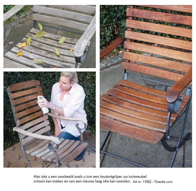 Garden furniture wood care set
