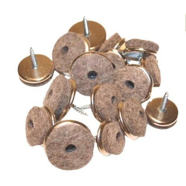 Felt cap (Felt glider) with Screw