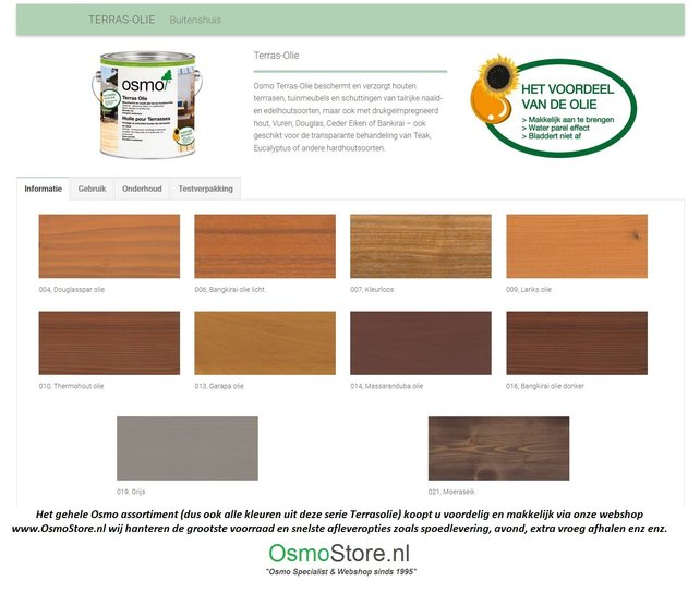 010 Thermo wood terrace oil 010 Thermo wood terrace oil