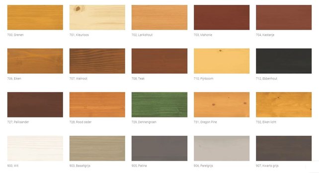 Natural Oil Stain 700 series 903 ETC.