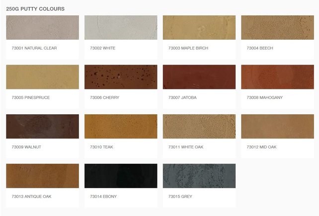 Houtvuller (Woodfiller) 250gram (kies hier uw kleur) Houtvuller (Woodfiller) 250gram (kies hier uw kleur)