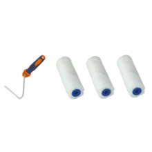 3 Mini paint roller for paint and oil etc. incl bracket ACTION!