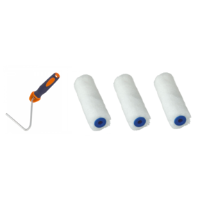 3 Mini paint roller for paint and oil etc. incl bracket ACTION!