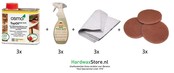 Meubelset 3 (3x Topoil+Cleaner+Doeken+Pads)