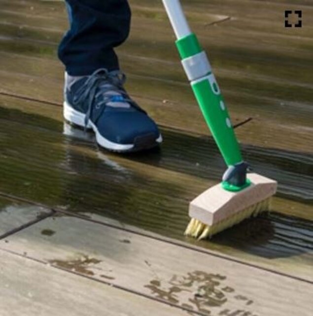 Osmo Terras Borstel (past ook op telescoop steel uit Rollerset)