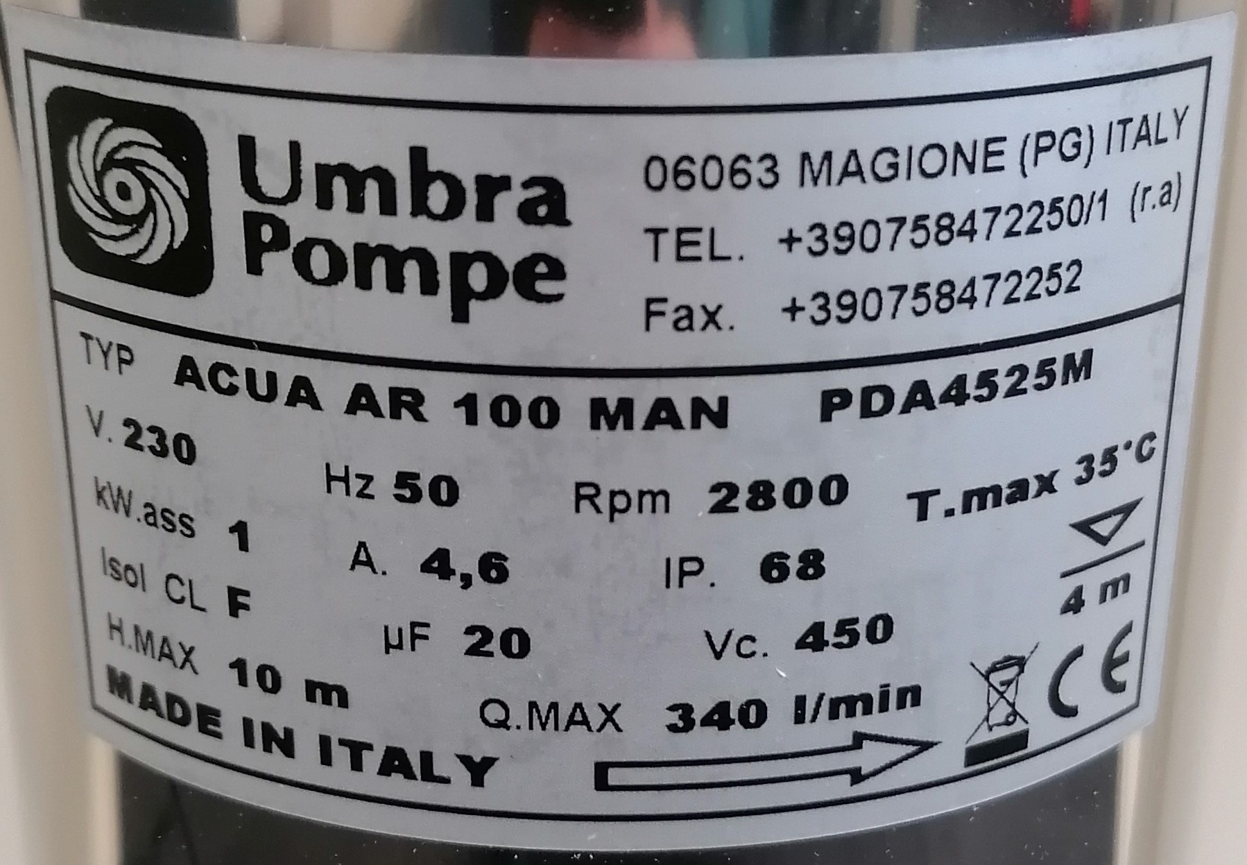 ACUA AR 100 MAN