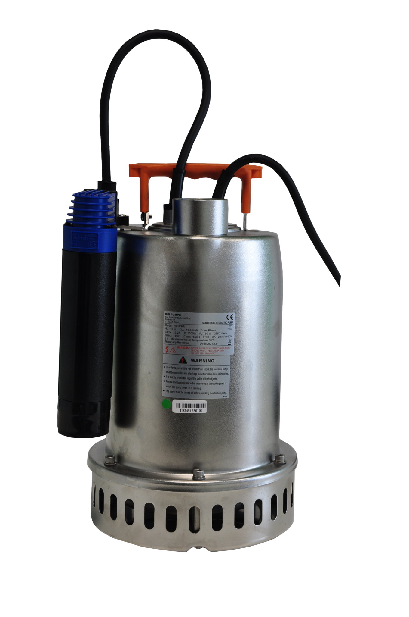 Dompelpomp HKH 2V/A met staafvlotter