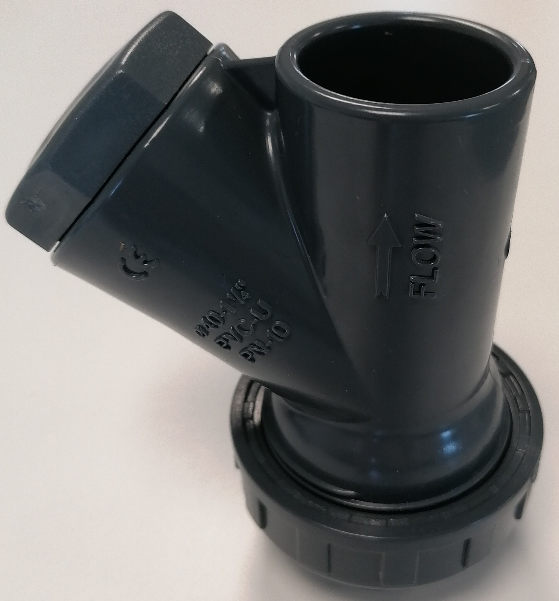 PVC BALKEERKLEP (Y) 40 MM