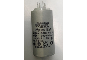 Condensator 12,5uF klem aansluiting