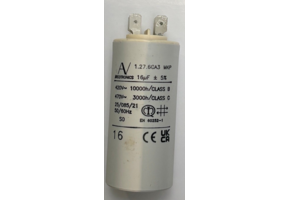 Condensator 16uF klem aansluiting