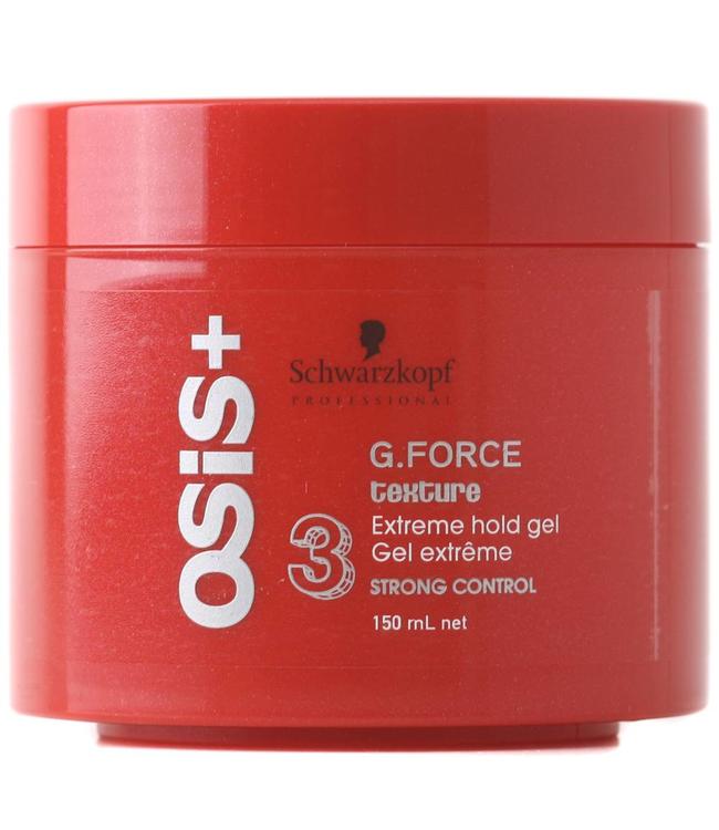 Schwarzkopf LET OP, POT! Osis G-Force Texture Extreme Hold Strong Control Gel 150ml