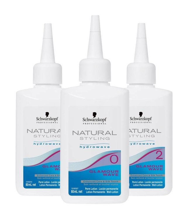 Schwarzkopf Natural Styling Hydrowave Glamour Wave Perm Lotion 0 80ml