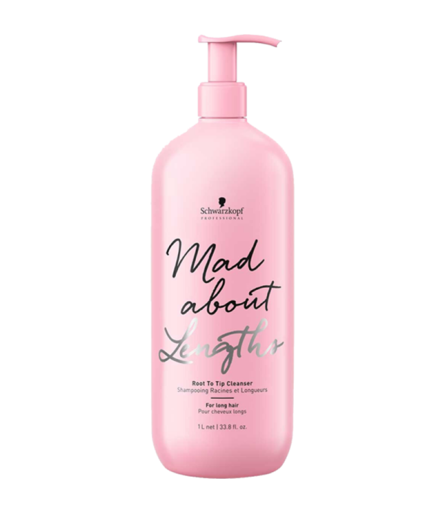 Schwarzkopf Mad About Lengths Root To Tip Cleanser 1000ml