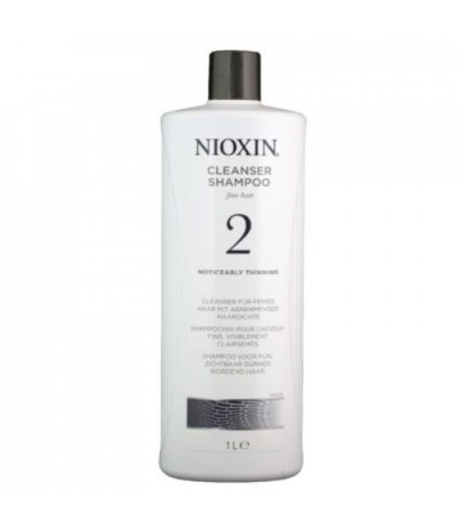 Nioxin Cleanser Shampoo Fine Hair 2 Noticeably Thinning 1000ml