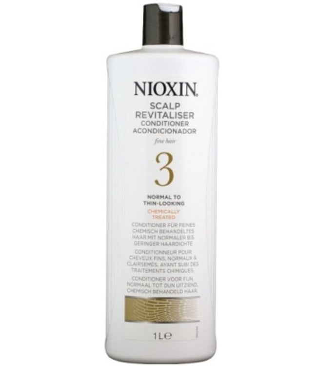 Nioxin Scalp Revitaliser Conditioner Fine Hair 3 Normal Thin 1000ml