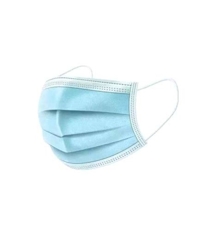 Drie-laags wegwerp mondkapje 50 stuks(SALE)