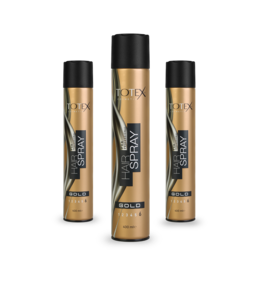 Totex Hair Spray Gold 400ml