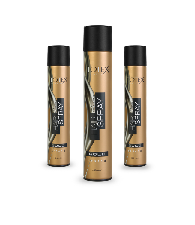 Totex Hair Spray Gold 400ml