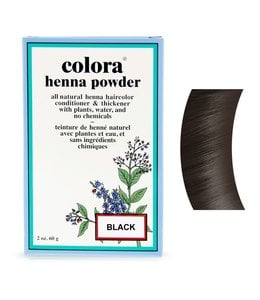 Colora Henna Powder Kleur Black 8x60g