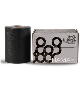 Framar Medium Foil Embossed Back In Black