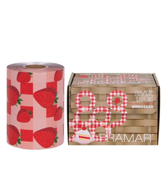 Framar Embossed Roll Medium Strawberry  Shortcake