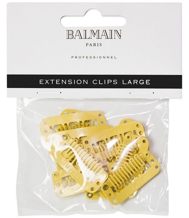 Balmain Extension Clips Large - 10 st Beige