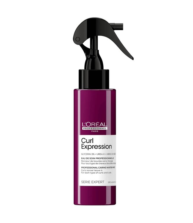 L òreal Curl Expression Caring Water Reviving Spray - 190ml