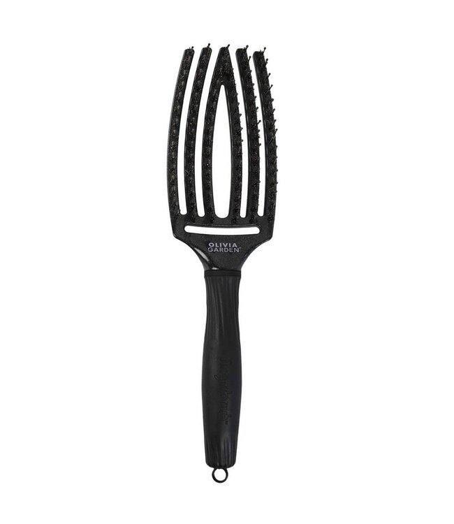 Olivia Garden Borstel Fingerbrush Combo Midnight Desert Black Onyx