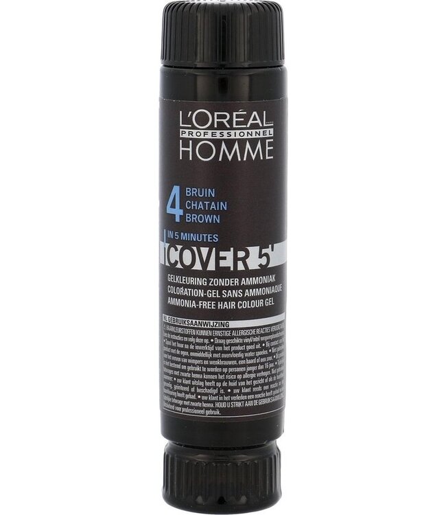 L'Oréal Homme Cover 5' 4 Mittelbraun 50ml los flesje