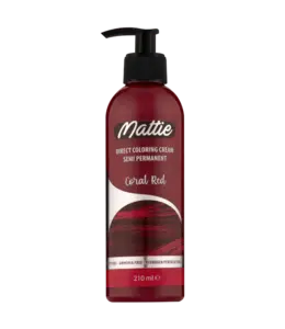 Mattie Coral Red - Direct Vegan Kleurcrème Semi-Permanent 210ml