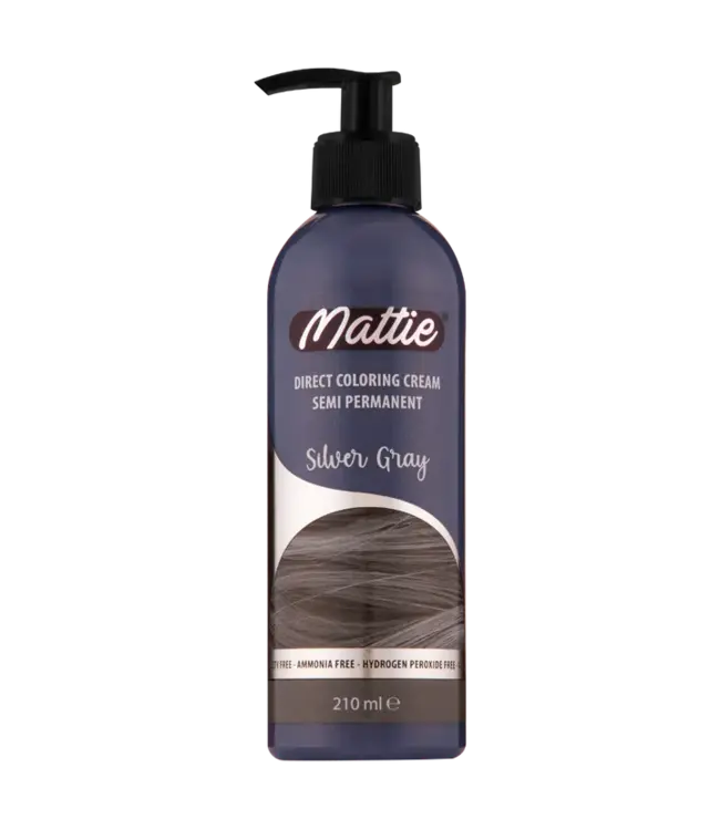 Mattie Silver Gray - Direct Vegan Kleurcrème Semi-Permanent 210ml