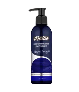 Mattie Royal Navy - Direct Vegan Kleurcrème Semi-Permanent 210ml