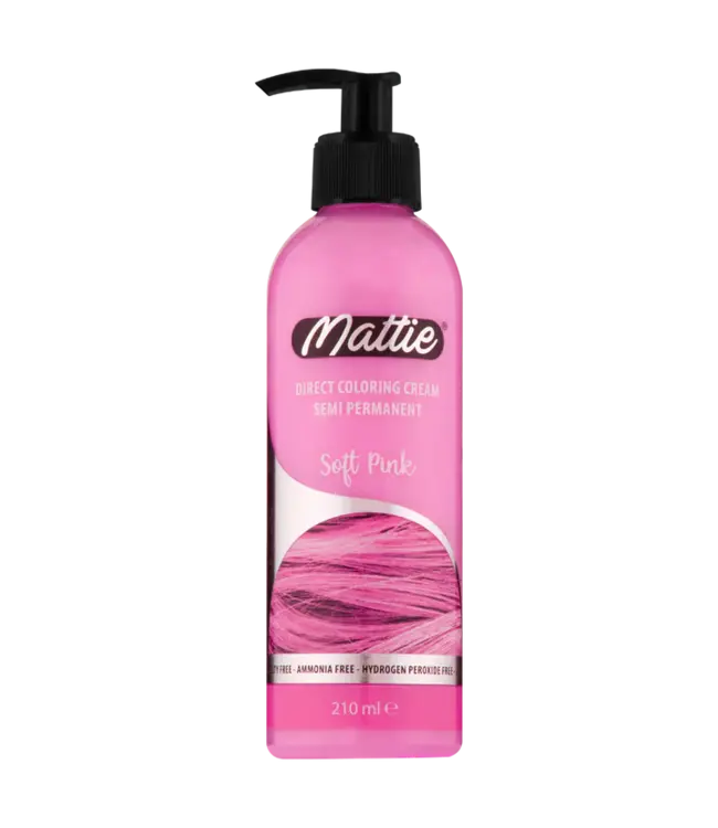 Mattie Soft Pink - Direct Vegan Kleurcrème Semi-Permanent 210ml