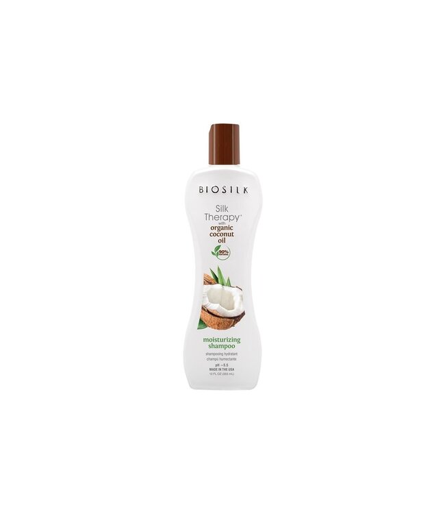 Biosilk Organic Coconut Oil Moisturizing Shampoo - 355ml