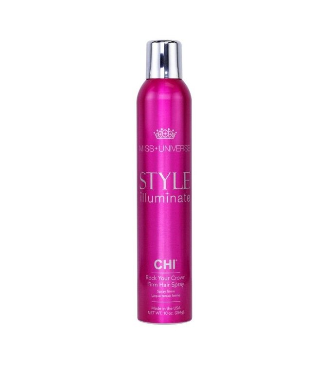 CHI Miss Universe Style Illuminate Rock Your Crown Firm Hold Hairspray 284g