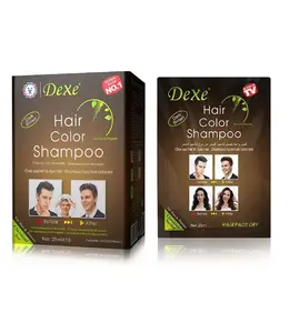 Dexe Hair Color Shampoo Dark Bruin 10x25ml