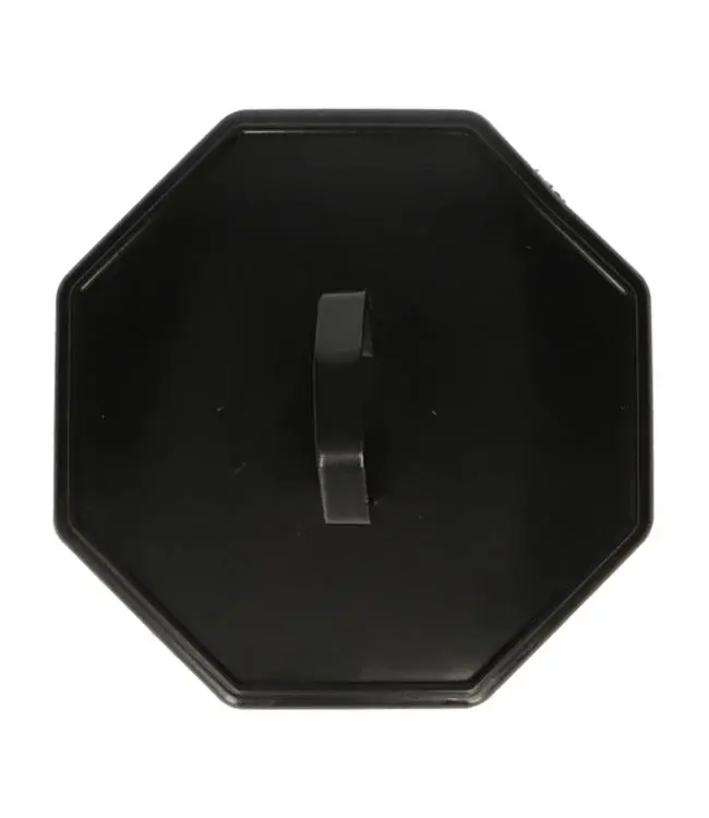 Sibel Shampoo/Massage Brush Rond Zwart