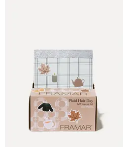 Framar Pop Up Plaid Hair Day 500 sheets