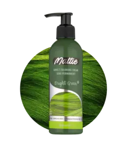 Mattie Bright Green - Direct Vegan Coloring Cream Semi-Permanent 210ml